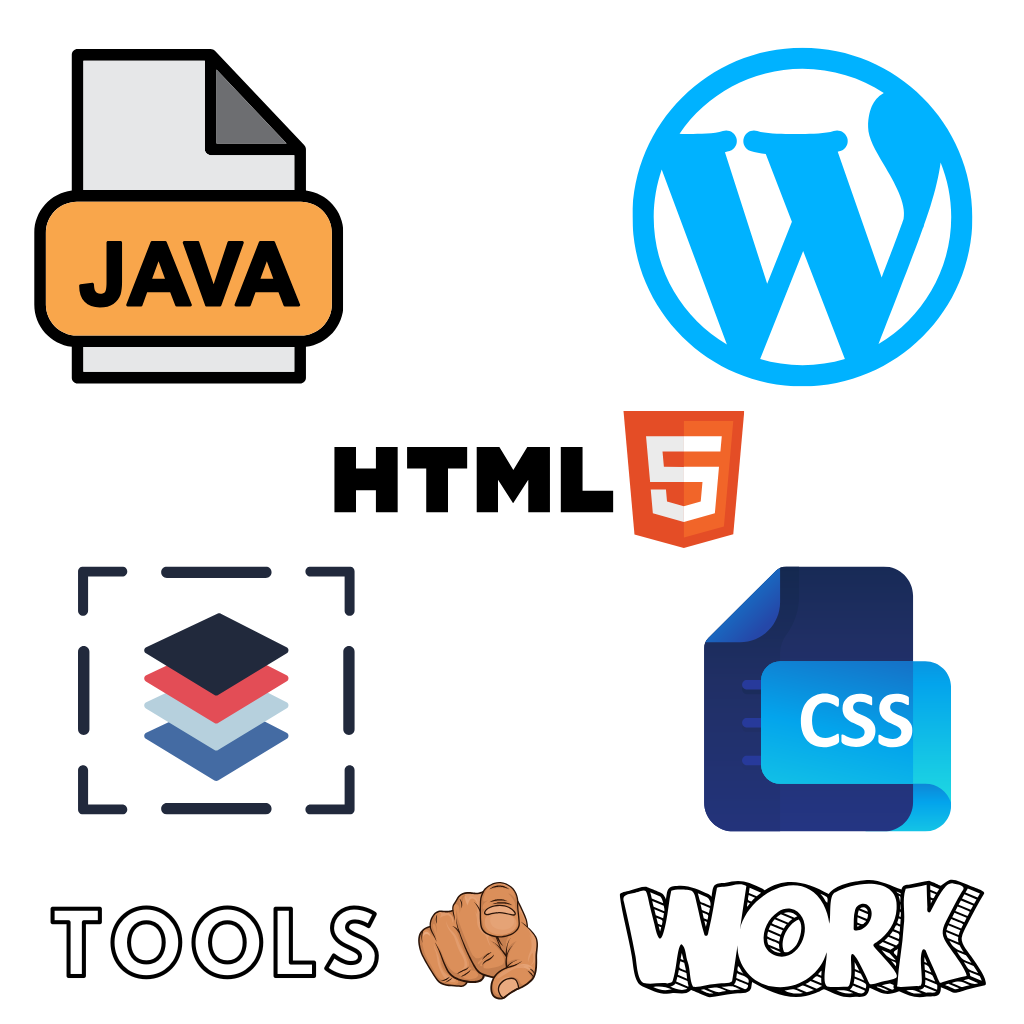 Web development tools like VS Code, GitHub, Figma, and browser DevTools displayed on screen