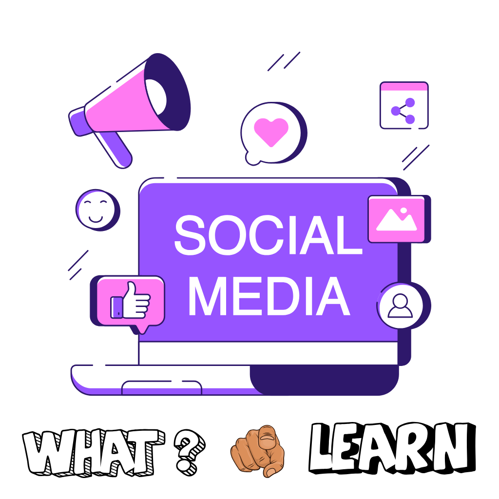 Visual showing social media tools, content creation, analytics, and campaign planning icons